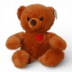 243520 PLUSZOWA MIŚ Z SERCEM BRYOWZ 25CM DEEF