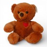 243520 PLUSZOWZ MIŚ Z SERCEM BRĄZOWY 25CM DEEF