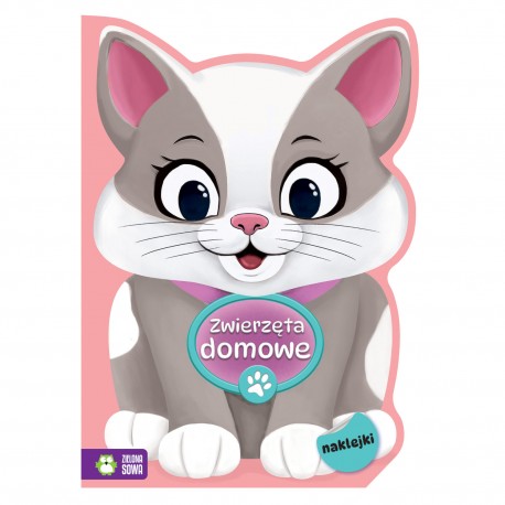 880174 KOLOROWANKA NA TROPIE KOLORÓW. ZWIERZĘTA DOMOWE ZIELONA SOWA