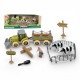 62622371 ZESTAW FARMA TRAKTOR DO SKRĘCANIA ZWIERZĘTA +ZAGRODA ADAR