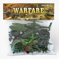 606357 ZESTAW WOJSKOWY ŻOŁNIERZYKI W WORKU ADAR