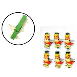 237087 ZESTAW 6 SPINACZY WIELKANOCNYCH Z KURCZAKIEM ADAR