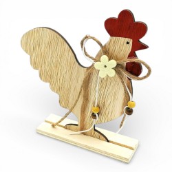 237711 KURA DREWNIANA DEKORACJA WIELKANOCNA ADAR