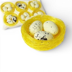 237407 ZESTAW 6 GNIAZDEK Z JAJKAMI ADAR