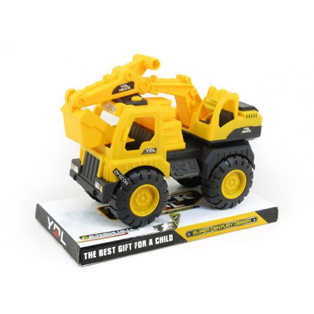 792298 POJAZD KOPARKA POD KLOSZEM BIGTOYS