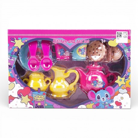 478268 ZESTAW KUCHENNY HERBACIANY IMBRYK I CIASTECZKA BIGTOYS