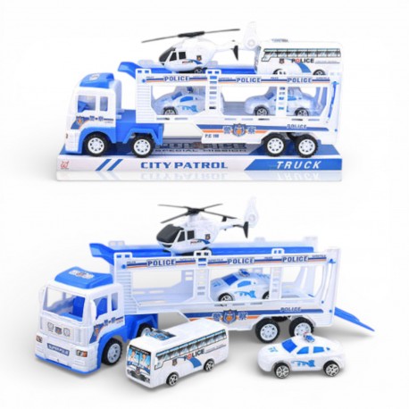 453951 POJAZD LAWETA POLICJA BIGTOYS