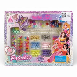 471948 ZESTAW PIĘKNOŚCI KORALIKI DO NAWLEKANIA DO ROBIENIA BIŻUTERII BIGTOYS