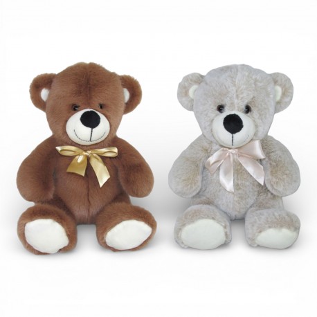 173799 PLUSZAK PLUSZOWY MIŚ Z KOKARDĄ 23 CM SUN-DAY