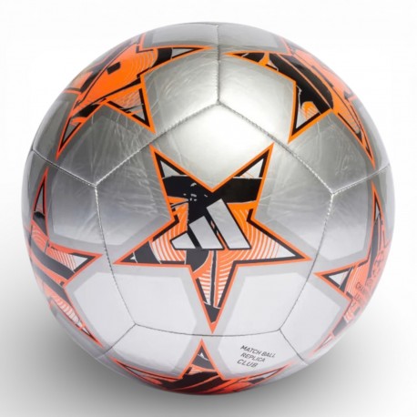 373297 PIŁKA NOŻNA ADIDAS SREBRNA r. 5