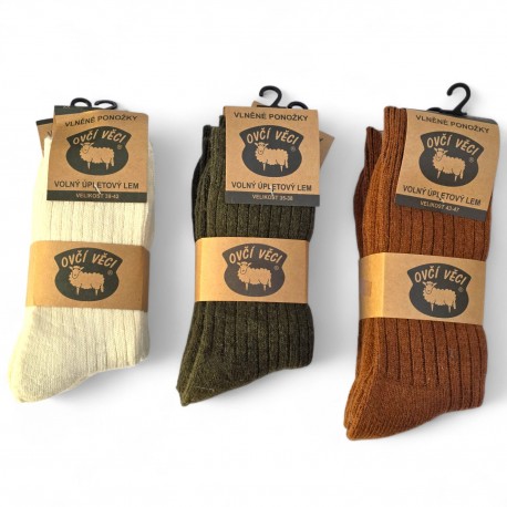 890863 SKARPETKI WEŁNIANE SKARPETY OWCZE MIX KOLOR