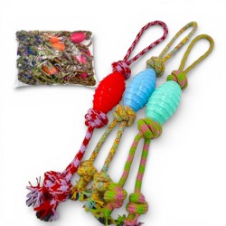 156381 GRYZAK DLA PSA HANTLA ZE SZNURKAMI CABO TOYS