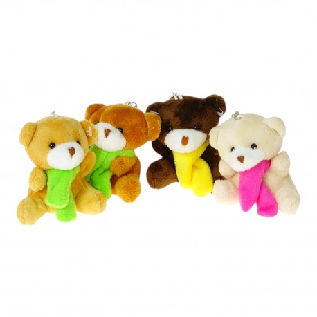 569942 BRELOK MIŚ PLUSZOWY Z ZAWIESZKĄ 9CM ADAR