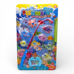 811496 ZESTAW WĘDKA I RYBKI DO ŁOWIENIA NA MAGNES NA BLISTRZE CABO TOYS