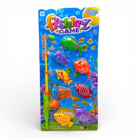 403264 ZESTAW WĘDKA I RYBKI DO ŁOWIENIA NA MAGNES NA BLISTRZE CABO TOYS