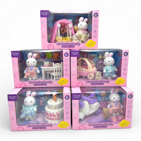 563790 KRÓLICZEK Z AKCESORIAMI W PUDEŁKU CABO TOYS