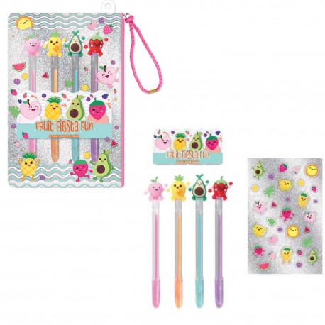 069760 HOT FOCUS DŁUGOPISY ŻELOWE OWOCE PULIO