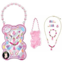 028316 HOT FOCUS ZESTAW BIŻUTERII W PUDEŁKU MIŚ BRANSOLETKA NASZYJNIK PIERŚCIONEK SPINKI PULIO