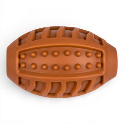 247A TULLO PIŁKA RUGBY Z KOLCAMI PISZCZĄCA GRYZAK DLA PSA