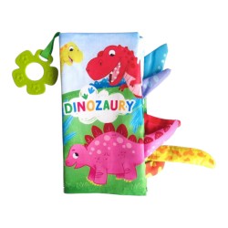 980812 KSIĄŻECZKA SENSORYCZNA DINOZAURY SKRZAT