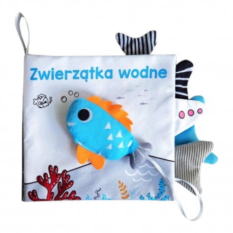 980843 KSIĄŻECZKA SENSORYCZNA ZWIERZĄTKA WODNE SKRZAT