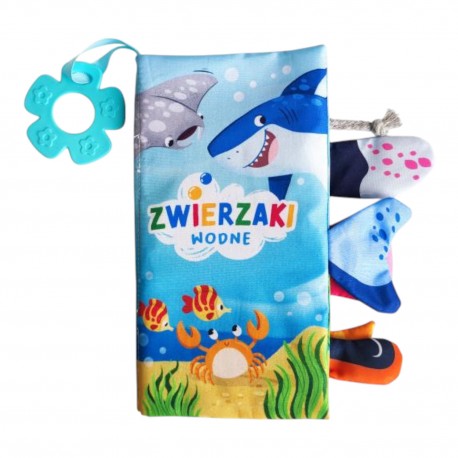 980782 KSIĄŻECZKA SENSORYCZNA ZWIERZAKI WODNE SKRZAT