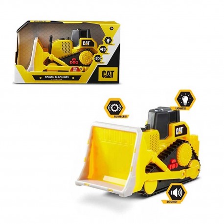 822876 CAT BULDOŻER SPYCHACZ Z DŹWIĘKIEM I ŚWIATŁEM FUNRISE TOYS MIZ