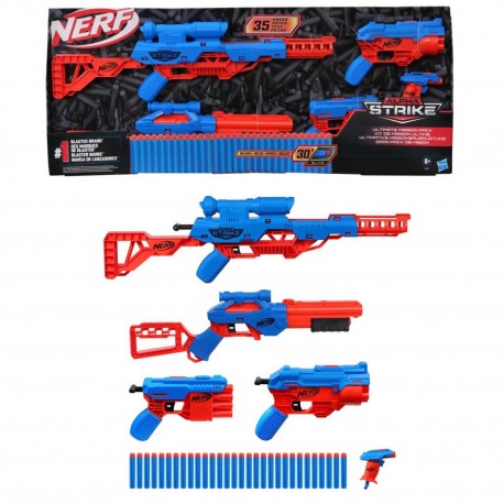 832415 NERF ALPHA STRIKE MEGA ZESTAW 5W1 30 STRZAŁEK