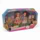 905140 MINI LALKA ZESTAW LALECZKI Z PIESKAMI + AKCESORIA F.H. TOYS