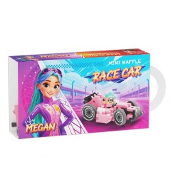 906262 MARIOINEX KLOCKI MINI WAFLE 50EL CARS: RÓŻOWA WYŚCIGÓWKA