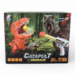 3451534 STRZELANIE DO CELU DINOZAUR ZABAWKA Z PIANKOWYMI KULKAMI DROMADER