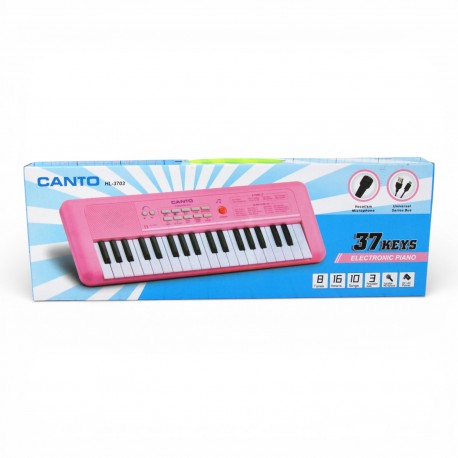 359793 PIANINKO KEYBOARD ORGANY RÓŻOWE DROMADER