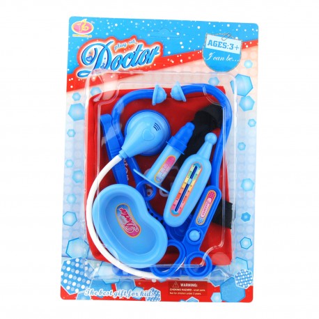 405858 ZESTAW LEKARSKI DOKTOR LEKARZ AKCESORIA NA BLISTRZE DROMADER
