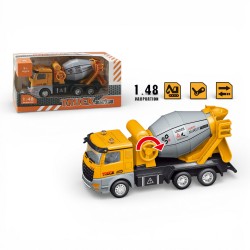 475295 AUTO BETONIARKA ŚWIATŁO DŹWIĘK POMARAŃCZOWA W PUDEŁKU GAZELO