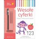 815963 MAŁY GENIUSZ WESOŁE CYFERKI KSIĄŻKA Z ROWKAMI MOREX