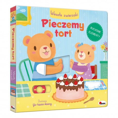816205 WESOŁE ZWIERZAKI PIECZEMY TORT KSIĄŻECZKA Z RUCHOMYMI ELEMENTAMI MOREX