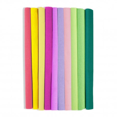 021695 HAPPY COLOR BIBUŁA MARSZCZONA FLOWER MIX 25x200cm GDD