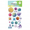026683 HAPPY COLOR NAKLEJKI WIELOKROTNEGO UŻYTKU PLANETY 20x10 GDD