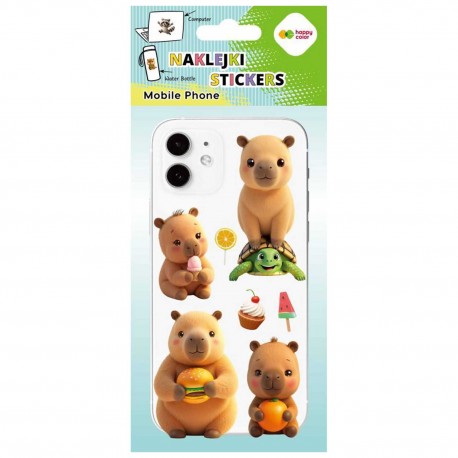 035821 HAPPY COLOR NAKLEJKI NA TELEFON KAPIBARA GDD