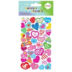 026799 HAPPY COLOR NAKLEJKI 3D SERCA 10X20CM GDD