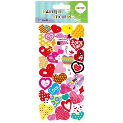 036972 HAPPY COLOR NAKLEJKI 3D SERCA 3 10X20CM GDD