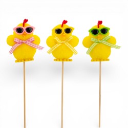 708828 DEKORACJA NA PIKU KURCZAK W OKULARACH BREWIS