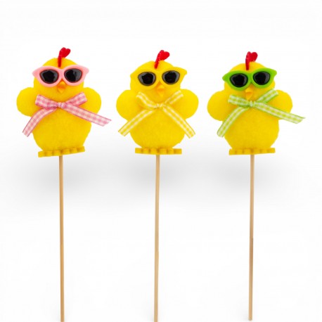 708828 DEKORACJA NA PIKU KURCZAK W OKULARACH BREWIS