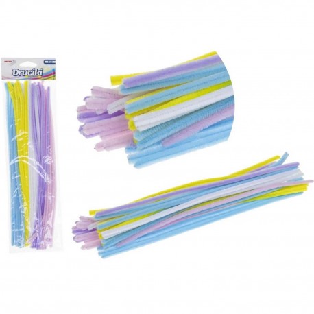 707647 DRUCIKI KREATYWNE MIX PASTELOWE 30 cm 40 szt. BREWIS