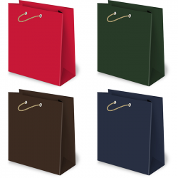 821199 TOREBKA TORBA PREZENTOWA MIX KOLORÓW T6 EKO 16,5x14x7cm PAW S.C.