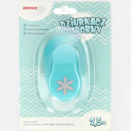 700204 DZIURKACZ OZDOBNY KWIATEK 2,5 cm BREWIS