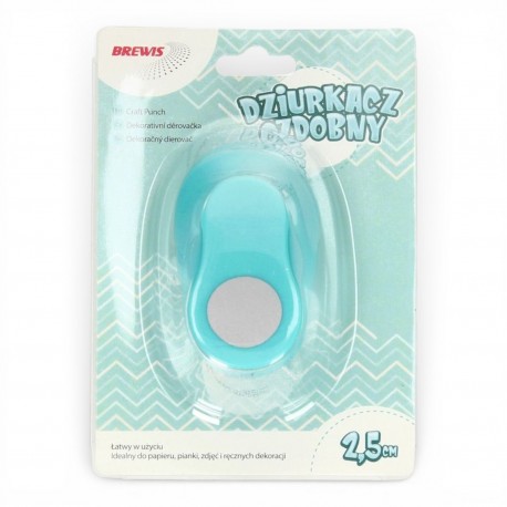 700150 DZIURKACZ OZDOBNY KÓŁKO 2,5 cm BREWIS