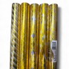 748942 PAPIER PREZENTOWY OZDOBNY ZŁOTY METALICZNY MIX WZORÓW 200x70 POLMAK