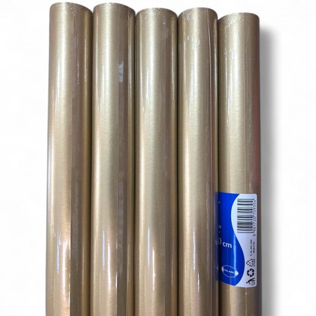 709394 PAPIER PREZENTOWY OZDOBNY ZŁOTY 200x70 POLMAK