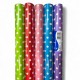 732996 PAPIER PREZENTOWY OZDOBNY KOLOROWY W KROPKI MIX 200x70 POLMAK